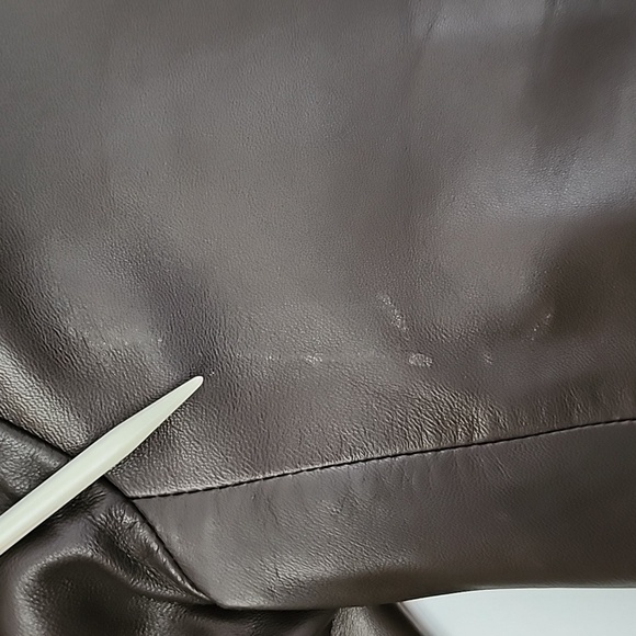 Boutique of Leathers Canada Men's Dark Brown Leather Full Zip Lined Jacket Sz 38 - Picture 16 of 16